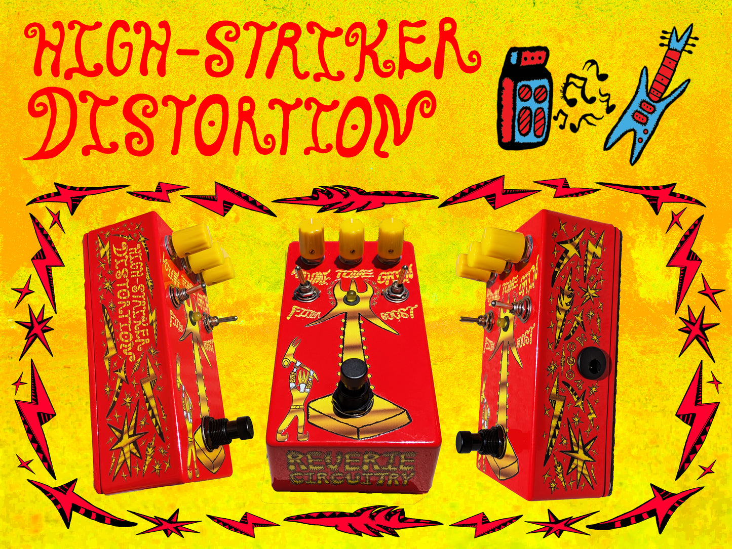 HIGH-STRIKER DISTORTION • FIGHTING RED • EXECUTIONER