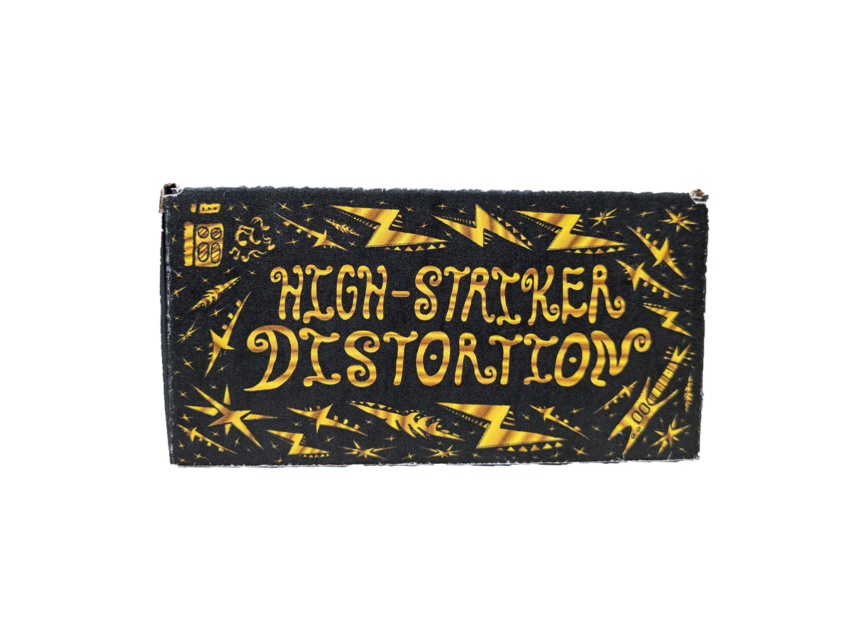 HIGH-STRIKER DISTORTION • GREEN TEAL, RED SPARKLE, SILVER METALLIC, PEACOCK PEARL • CUSTOM • HAND-PAINTED (LTD TO 1)